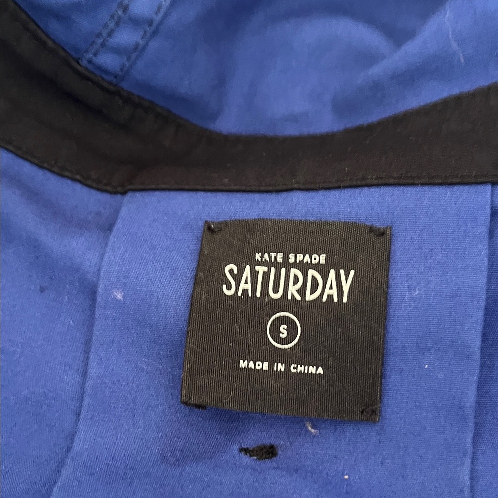 kate spade Black Hooded Coat with Snap Pockets - Picture 2 of 7